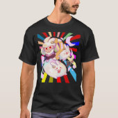 moon rabbit cookie run kingdom almond For strawber Tシャツ (正面)