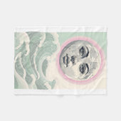 Moon Reverie フリースブランケット (正面(横))