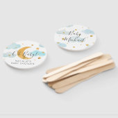 Moon & Stars  Baby Shower ハンドファン (組立なし)