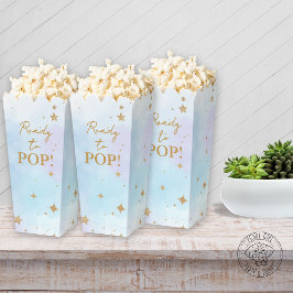 Moon & Stars Baby Shower Popcorn フェイバーボックス