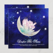 *~* MOON STARS CRYSTAL WEBSITE RSVP AR14結婚's 招待状 (正面/裏面)