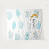 Moon & Stars personalizado texto Tapestry タペストリー (正面(横))