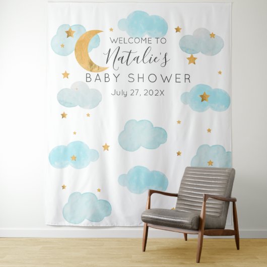 Moon & Stars personalizado texto Tapestry タペストリー (インサイチュ)