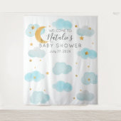 Moon & Stars personalizado texto Tapestry タペストリー (正面)