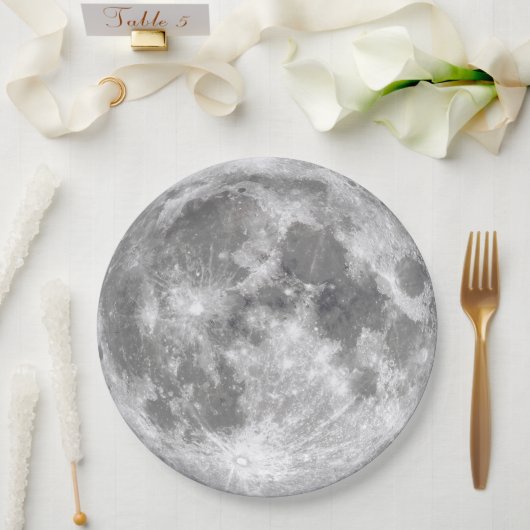 Moon Tableware from Celestial Collection  ペーパープレート (ウェディング)
