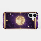 Moon Tarot Card Gold Celestial Case iPhone 16ケース (裏面横)