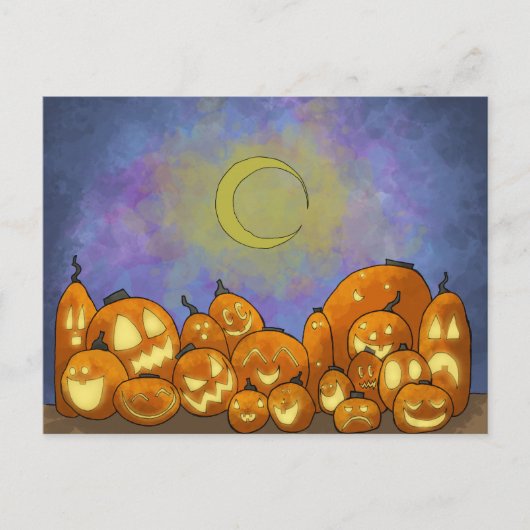 Moon Viewingパーティーはがき インビテーションポストカード (正面)