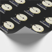 Moon Walking Funny Dance Pun Dark BG ラッピングペーパー (角)