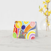 Moonbeamsで踊ること カード (黄色い花)