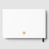 Moonbeams and baby dreams baby shower gold gray ゲストブック (裏面)