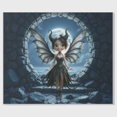 Moonborn Little Shadow, the Cute Gothic Fairy  ラッピングペーパー (フラット)