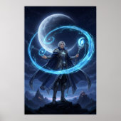 Moonbound Arcane Mage Poster Art ポスター (正面)
