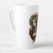 Moonbound Guardian She of the Wolf Moon Lunar Wolf カフェラテマグ (左アングル)