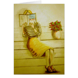 Mooncardsの本みみず、愛書家、空白のなカード