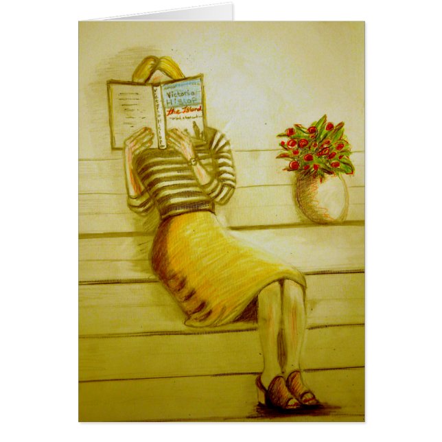 Mooncardsの本みみず、愛書家、空白のなカード (正面)