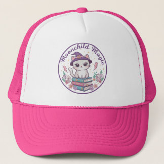 Moonchild Magic Witchy Cat Trucker Hat キャップ
