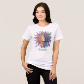 Moonchild White トライブレンドTシャツ (正面全面)