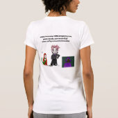 Moondial反逆者および彼女の友人全員 Tシャツ (裏面)