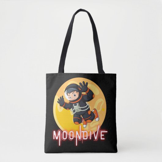 MOONDIVE - 宇宙飛行士 トートバッグ (正面)