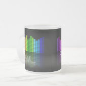 MoonDreams音楽録音セッションFrostedGlassMug フロストグラスマグカップ (正面左)