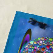 MoonDreams Coffeehouseで肌寒い ビーチタオル (インサイチュ)