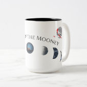 Mooneyの飛行機のコーヒーカップ ツートーンマグカップ (正面右)