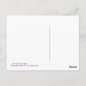 MoonFlower Night – はがき (裏面)