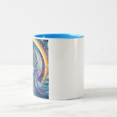 Moonflower Oracle Mug – 月探査船 ツートーンマグカップ (中央)
