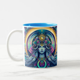 Moonflower Oracle Mug – 月探査船 ツートーンマグカップ
