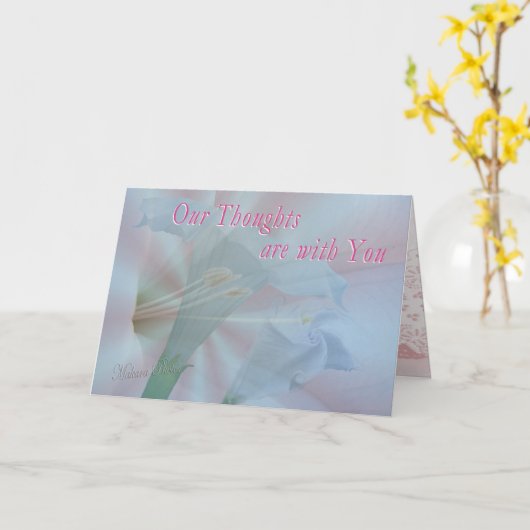 Moonflower Vision 2-カスタマイズ任意の大事な行事 カード (黄色い花)