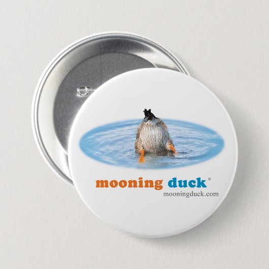 MooningduckのロゴPin 缶バッジ (正面&裏面)