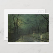 Moonlight After Rain by John Atkinson Grimshaw ポストカード (正面/裏面)