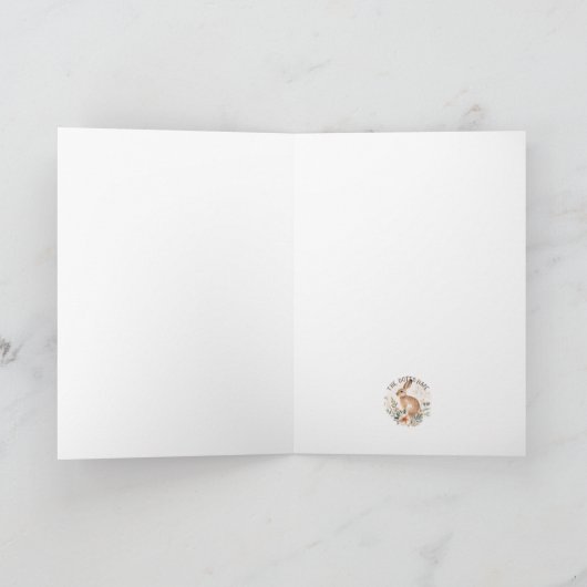 Moonlight and Wonder Rabbit greeting card カード (内部)