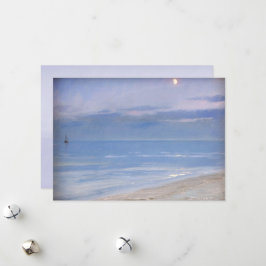 Moonlight at Skagenビーチby P.S. Kroyer, Art シーズンカード