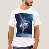 Moonlight Ballerina – Dance of Starlit Grace Tシャツ (正面)