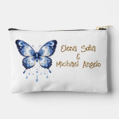 Moonlight Blue Butterfly - custom アクセサリーポーチ (裏面)