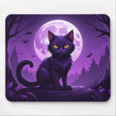 Moonlight Cat Mousepad マウスパッド (正面)