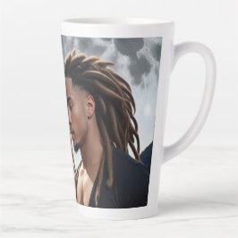 Moonlight Couple Love Mug – Romantic Digital Art  カフェラテマグ