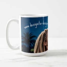 Moonlight Couple Love Mug – Romantic Digital Art  コーヒーマグカップ