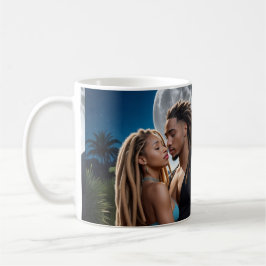 Moonlight Couple Love Mug – Romantic Digital Art  コーヒーマグカップ