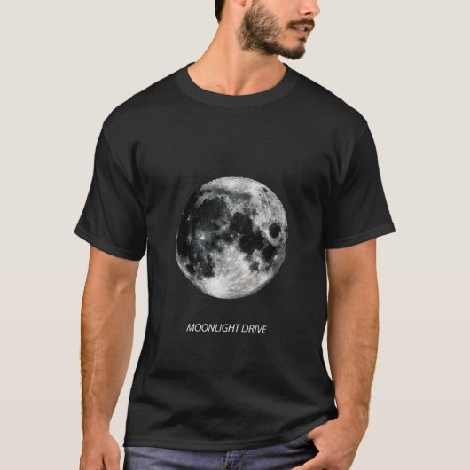 MOONLIGHT DRIVE - The Moon Tシャツ (正面)