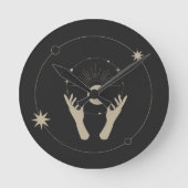 moonlight fantasy aesthetic design ラウンド壁時計 (正面)