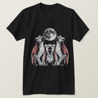 Moonlight Lemur Trio Graphic  Tシャツ
