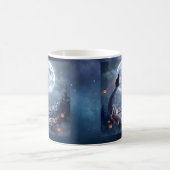 Moonlight Magic – Enchanted Halloween Mug Design コーヒーマグカップ (中央)