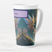  Moonlight_ Meadow_ Fairies   カフェラテマグ (右アングル)