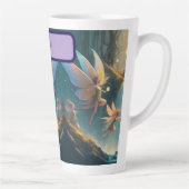  Moonlight_ Meadow_ Fairies   カフェラテマグ (右)