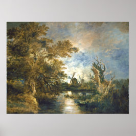 Moonlight on the Yare - John Cromeファインアート ポスター