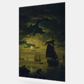 Moonlight Over Palermo High-Fidelity Fine Art  アクリルサイン (傾斜)