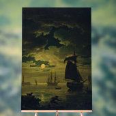 Moonlight Over Palermo High-Fidelity Fine Art  アクリルサイン (ニュートラル)