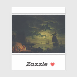 Moonlight Over Palermo High-Fidelity Fine Art  シール